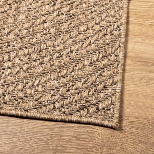 vidaXL Teppe ZIZUR 200x290 cm jute-utseende innendørs og utendørs