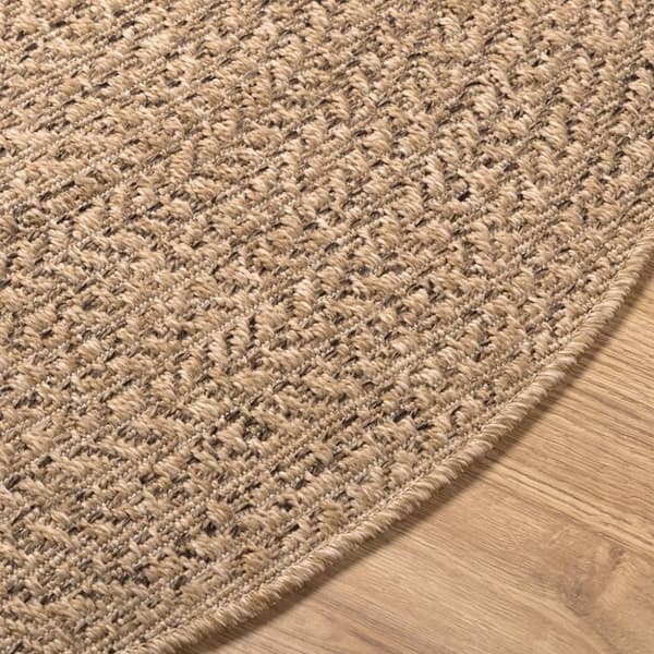 vidaXL gulvtæppe 90 cm jute-look indendørs og udendørs