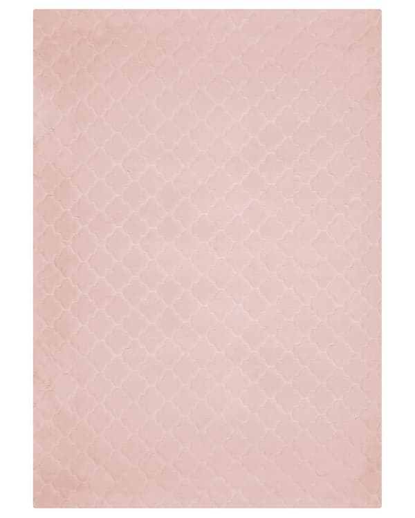 Fluffy Gulvtæppe Lyserød Pels 160 x 230 cm Blødt Luv Tæppe til Soveværelse Moderne Pelstæppe Tilbehør til Stuen Ryatæppe Tæppe under Sofabord