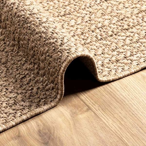 vidaXL Teppe ZIZUR 120x170 cm jute-utseende innendørs og utendørs