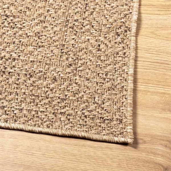 vidaXL Teppe ZIZUR 120x170 cm jute-utseende innendørs og utendørs