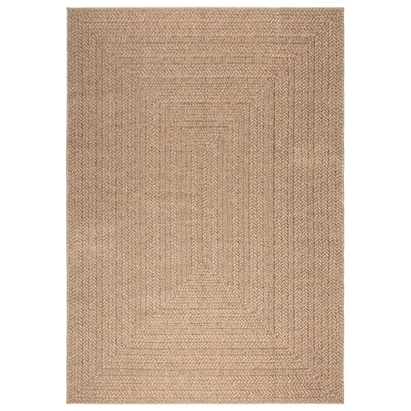 vidaXL gulvtæppe 160x230 cm jute-look indendørs og udendørs