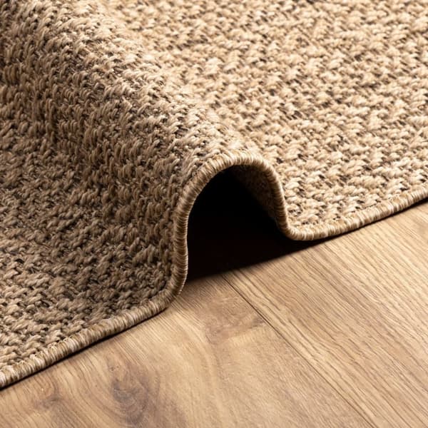 vidaXL gulvtæppe 160x230 cm jute-look indendørs og udendørs