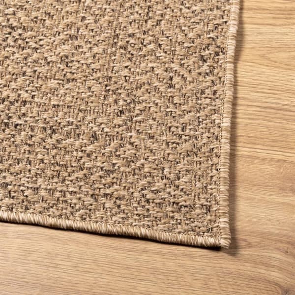 vidaXL gulvtæppe 160x230 cm jute-look indendørs og udendørs