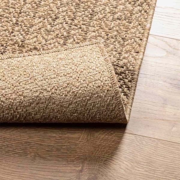 vidaXL Teppe ZIZUR 160x230 cm jute-utseende innendørs og utendørs