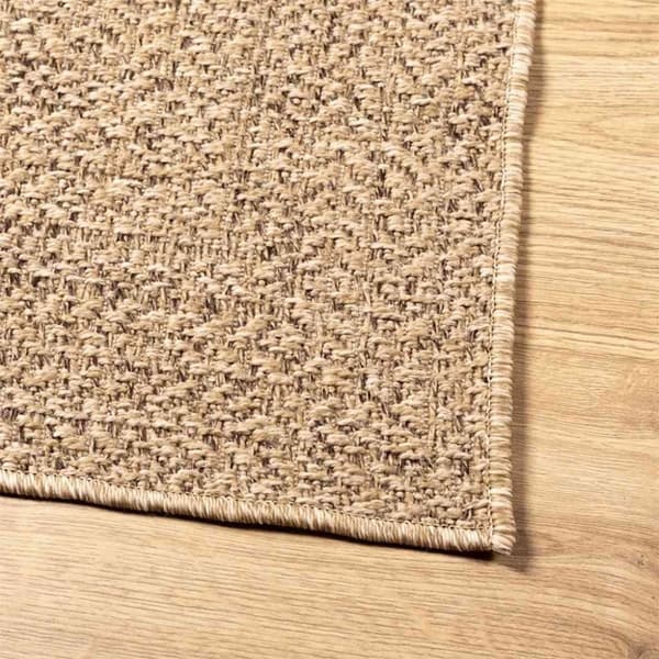 vidaXL Teppe ZIZUR 160x230 cm jute-utseende innendørs og utendørs