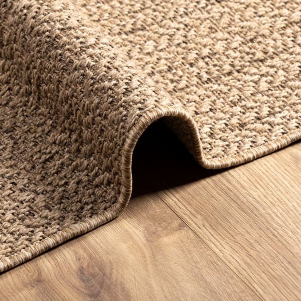 vidaXL gulvtæppe ZIZUR 80x150 cm jute-look indendørs og udendørs