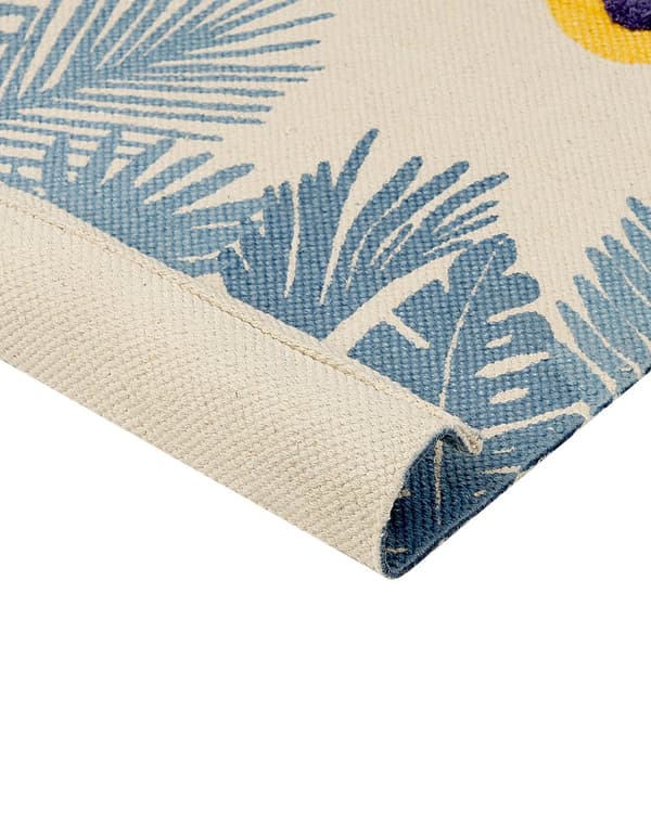 Matta Flerfärgad Bomull Polyester 80 x 150 cm Leopardmönster med kort lugg för barn Lekrum