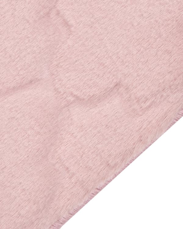 Teppe Rosa Fuskepels 160 x 230 cm Shaggy Moderne Stue Soverom Dekorativt