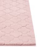 Miniatyrbilde 7 av 8: Teppe Rosa Fuskepels 160 x 230 cm Shaggy Moderne Stue Soverom Dekorativt