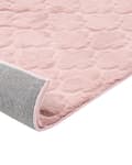 Miniatyrbilde 8 av 8: Teppe Rosa Fuskepels 160 x 230 cm Shaggy Moderne Stue Soverom Dekorativt