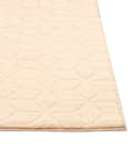 Miniatyrbilde 8 av 8: Teppe Beige Imitert kaninpels 80 x 150 cm Shaggy Moderne Stue Soverom Dekorativt