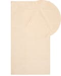 Miniatyrbilde 1 av 8: Teppe Beige Imitert kaninpels 80 x 150 cm Shaggy Moderne Stue Soverom Dekorativt