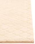 Miniatyrbilde 7 av 8: Teppe Beige Fuskepels 80 x 150 cm Shaggy Moderne Stue Soverom Dekorativt