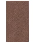 Miniatyrbilde 4 av 8: Teppe Brun Fuskepels 80 x 150 cm Shaggy Moderne Stue Soverom Dekorativt