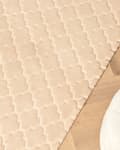 Miniatyrbilde 4 av 9: Teppe Beige Fuskepels 160 x 230 cm Shaggy Moderne Stue Soverom Dekorativt