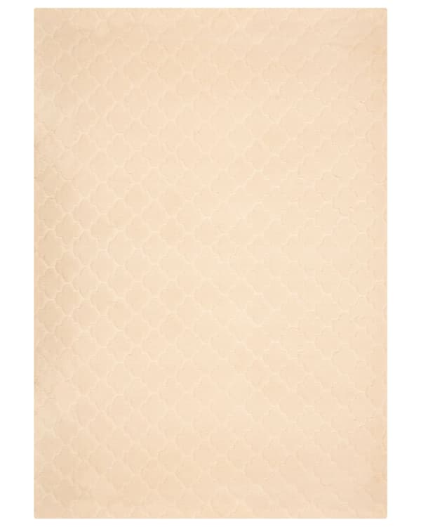 Teppe Beige Fuskepels 160 x 230 cm Shaggy Moderne Stue Soverom Dekorativt
