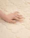 Miniatyrbilde 6 av 9: Teppe Beige Fuskepels 160 x 230 cm Shaggy Moderne Stue Soverom Dekorativt