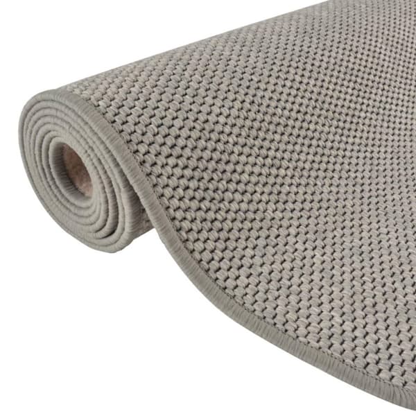 vidaXL Teppeløper sisal-utseende sølv 80x300 cm