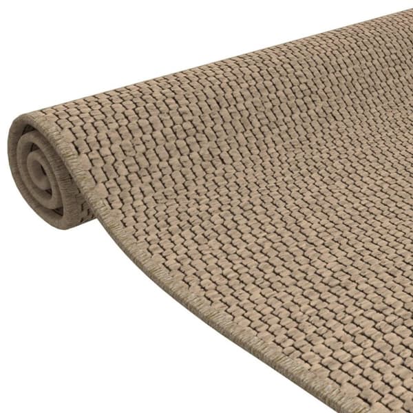 vidaXL Teppeløper sisal-utseende sand 50x150 cm