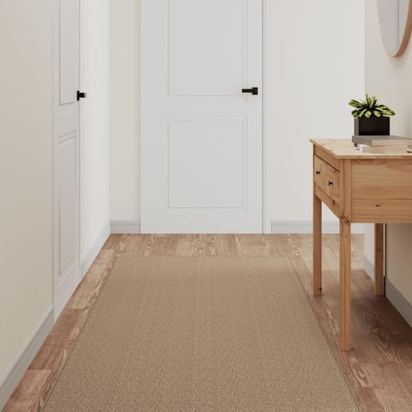 vidaXL Käytävämatto sisal-tyyli hiekka 80x400 cm