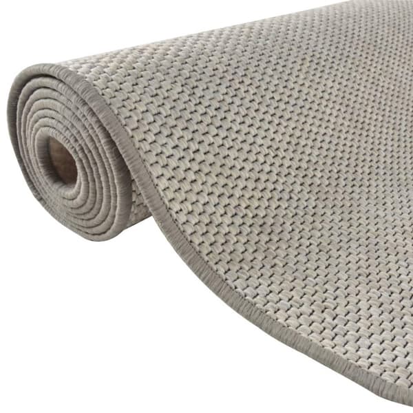 vidaXL tæppeløber 50x250 cm sisallook gråbrun