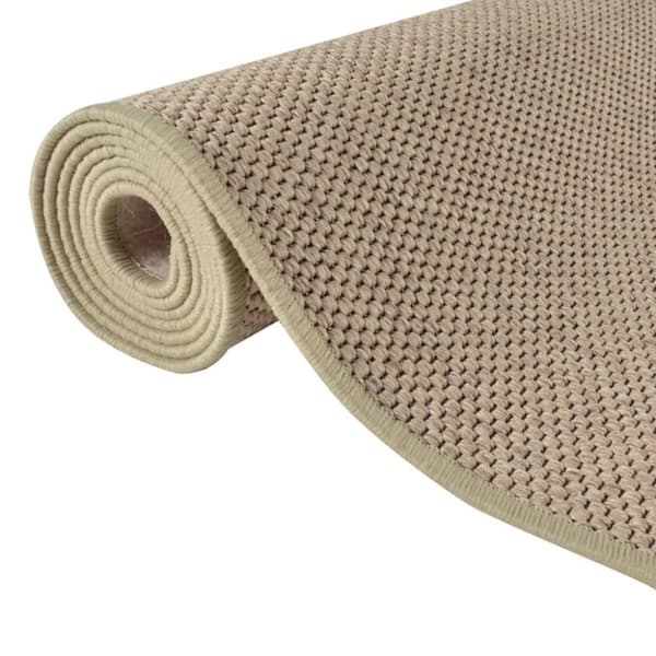 vidaXL Gångmatta sisallook beige 80x250 cm