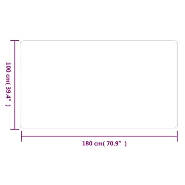 vidaXL Gångmatta antracit 100x180 cm