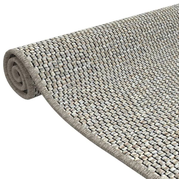 vidaXL Teppeløper sisal-utseende gråbrun 80x150 cm