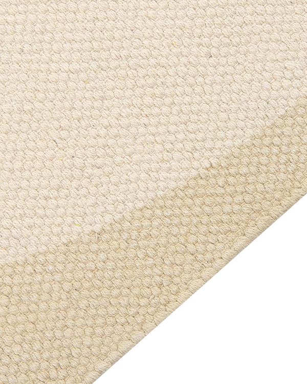 Barneteppe Beige Bomull 80 x 150 cm Håndvevd lekematte med bjørnemønster for barn
