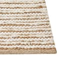 Miniatyrbild 7 av 7: Modern Matta Beige och Vit 300 x 400 cm Rektangulär Handvävd Vändbar med Låg Lugg Modern Design Vardagsrum Sovrum