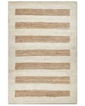 Miniatyrbild 4 av 7: Matta Beige Jute och Bomull 200 x 300 cm Handvävd Modern Design Sliten Finish Vardagsrum Sovrum Hall