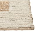 Miniatyrbild 6 av 7: Matta Beige Jute och Bomull 200 x 300 cm Handvävd Modern Design Sliten Finish Vardagsrum Sovrum Hall