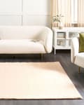Miniatyrbilde 2 av 6: Kunstpelsteppe beige kunstig polyesterpels 160 x 230 cm mykt, lurvet teppe med høy luv