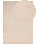 Miniatyrbilde 1 av 6: Kunstpelsteppe beige kunstig polyesterpels 160 x 230 cm mykt, lurvet teppe med høy luv