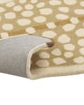 Miniatyrbilde 4 av 6: Teppe Beige Ull Bomull 100 x 160 cm Hjortekalv Dyremotiv Barnerom Soverom Tilbehør