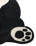 Miniatyrbild 4 av 6: Barnmatta Svartvit Ull Bomullsbaksida 100 x 160 cm Lekrumsmatta Djur Panda Print Barnrum Sovrum