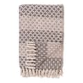 Miniatyrbilde 1 av 3: Alanya pledd 130x180cm brun, beige, hvit.