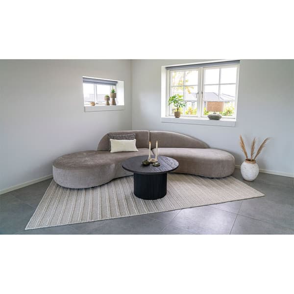 Dehli teppe håndvevd 160x230cm offwhite.