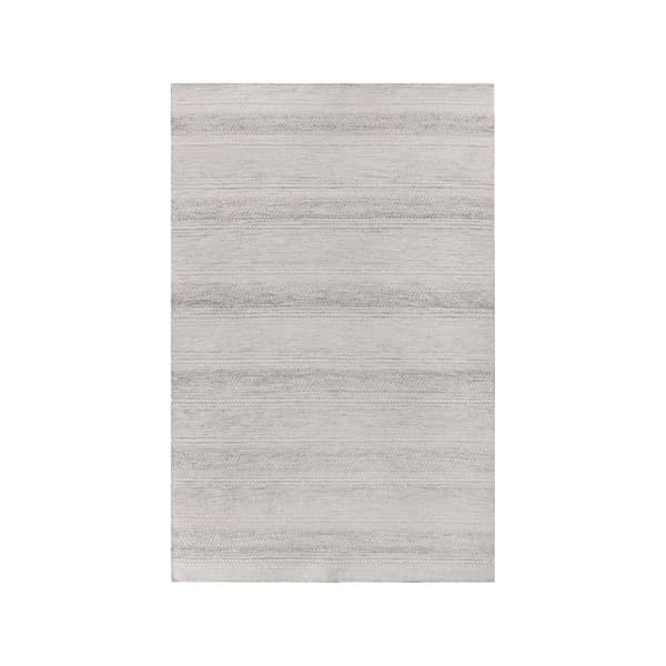Adoni teppe håndvevd 160x230cm offwhite, lysegrå.