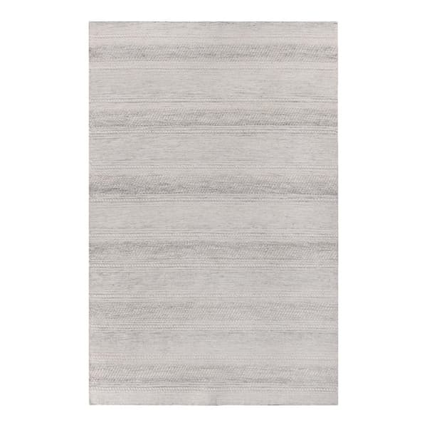 Adoni teppe håndvevd 200x300cm offwhite, lysegrå.