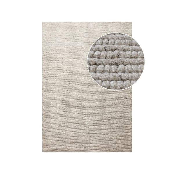 Mandi teppe håndvevd 160x230cm natur.