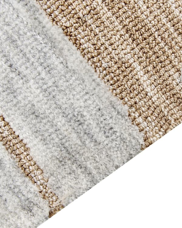 Matta Beige Polyester 160 x 230 cm Geometriskt Mönster Enfärgad Modern Minimalistisk Vardagsrumsmatta