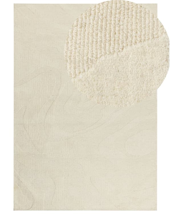 Matto beige villa 200 x 300 cm abstrakti kuvio moderni tyyli