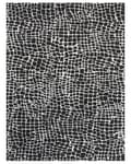Pikkukuva 1 / 6: Matto musta/valkoinen polyesteri puuvilla 300 x 400 cm moderni kuviointi