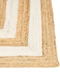 Pikkukuva 5 / 7: Matto beige 160 x 230 cm juutti luonnollinen punottu käsin raitakuvio boho