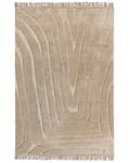 Miniatyrbilde 1 av 6: Teppe Beige Polyester Bomullsbakside 200 x 300 cm Dekorative Dusker Gulvmatte Klassisk Design Stue Soverom