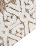 Miniatyrbilde 4 av 6: Teppe Off-White og beige polyester 300 x 400 cm Abstrakt mønster Motiv Stue Soverom Moderne design