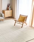 Miniatyrbilde 2 av 6: Teppe Beige Ull 300 x 400 cm Abstrakt Mønster Motiv Utskåret Stue Soverom Moderne Minimalistisk design