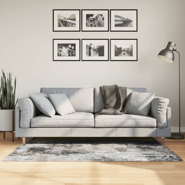 vidaXL gulvtæppe 80x150 cm vaskbart og skridsikkert flerfarvet